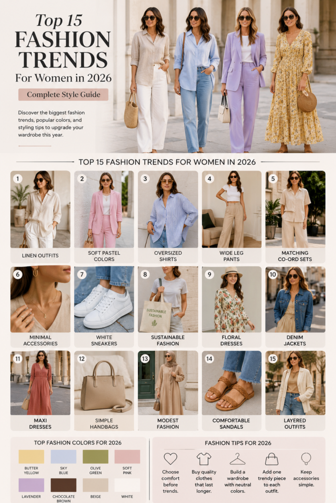 The top fashion colors of 2026 bring a fresh and stylish look to every wardrobe.